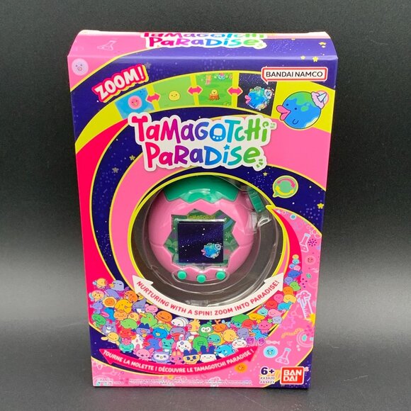 Tamagotchi Paradise Zoom Pink Land Digital Pet Toy Bandai US Version In Hand - Picture 1 of 7